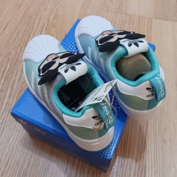 💎 HP 💎  Adidas Superstar 360 "Disney" Minnie Mouse Shoes size 12 For Kids - Picture 7 of 8